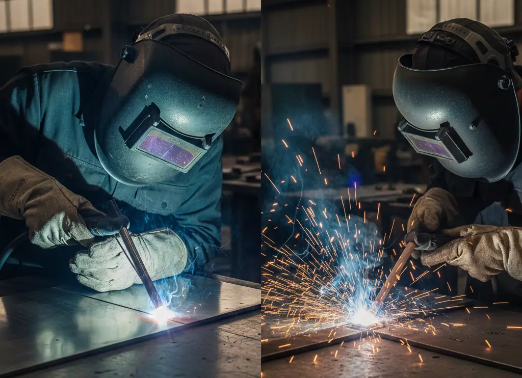 perbedaan las argon dan las listrik dalam pengelasan